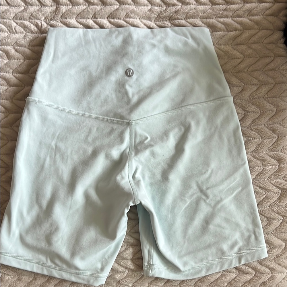 lululemon athletica High-Rise Light Blue Women's Bike Shorts